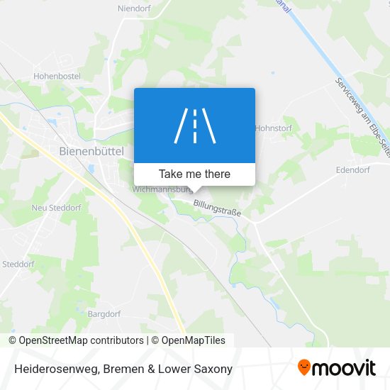 Heiderosenweg map