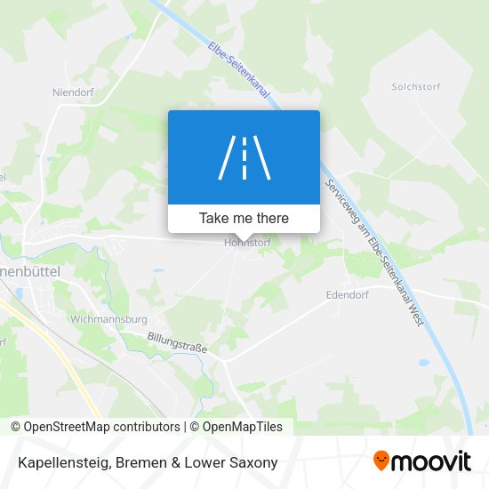 Kapellensteig map