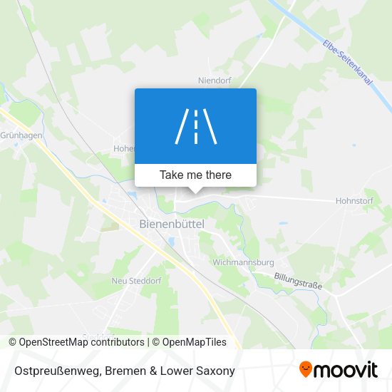 Ostpreußenweg map