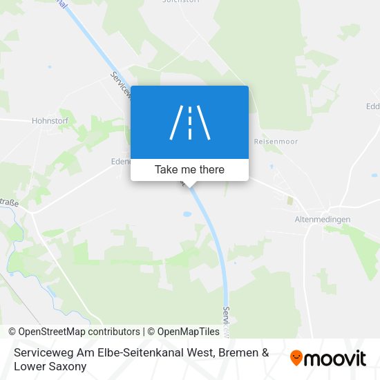 Serviceweg Am Elbe-Seitenkanal West map