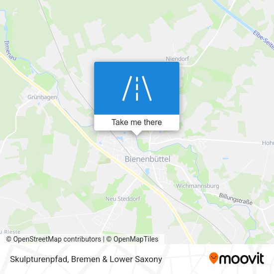 Skulpturenpfad map