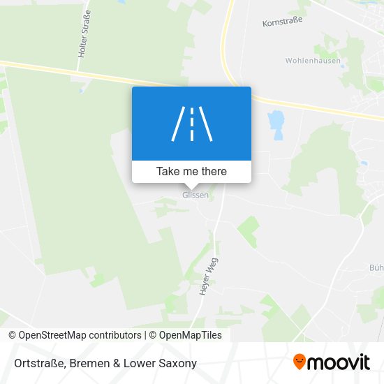 Ortstraße map
