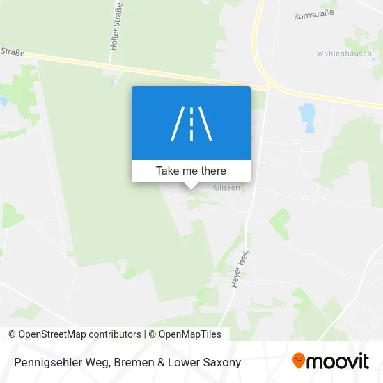 Карта Pennigsehler Weg
