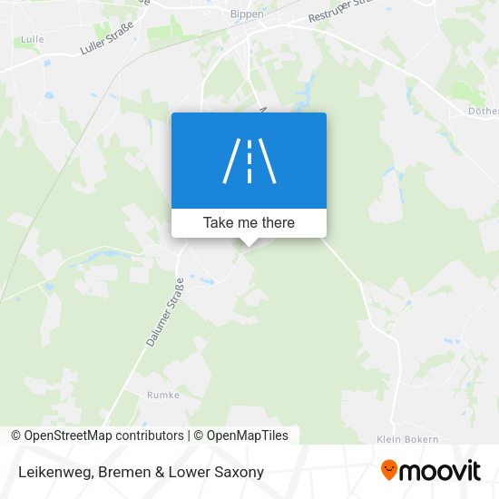 Leikenweg map