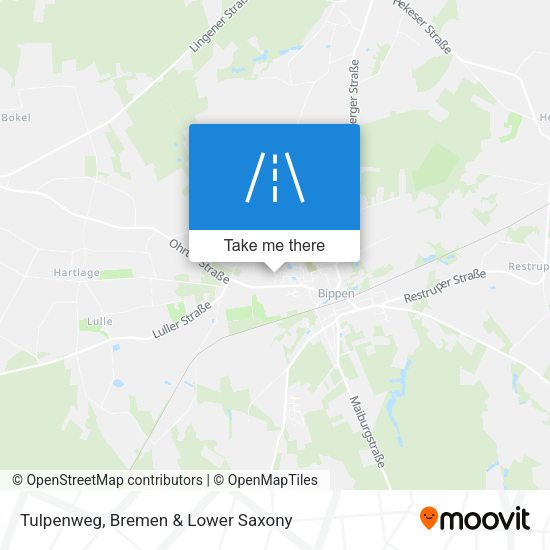 Tulpenweg map