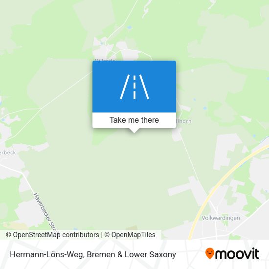 Hermann-Löns-Weg map