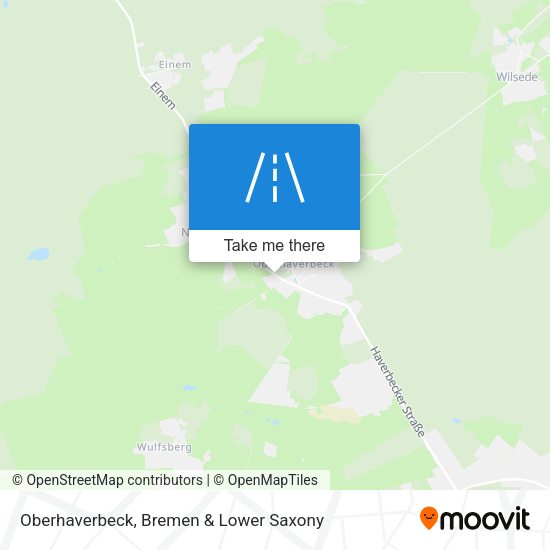 Oberhaverbeck map