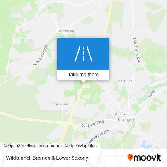 Wildtunnel map