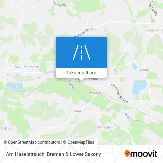 Am Haselstrauch map