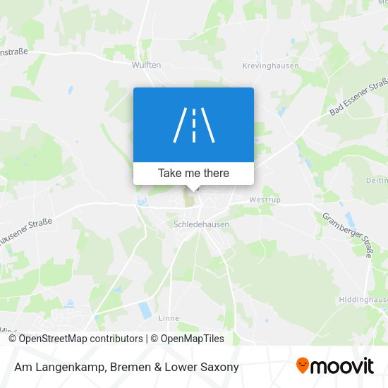 Am Langenkamp map