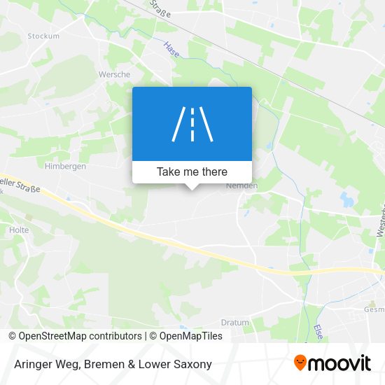 Aringer Weg map