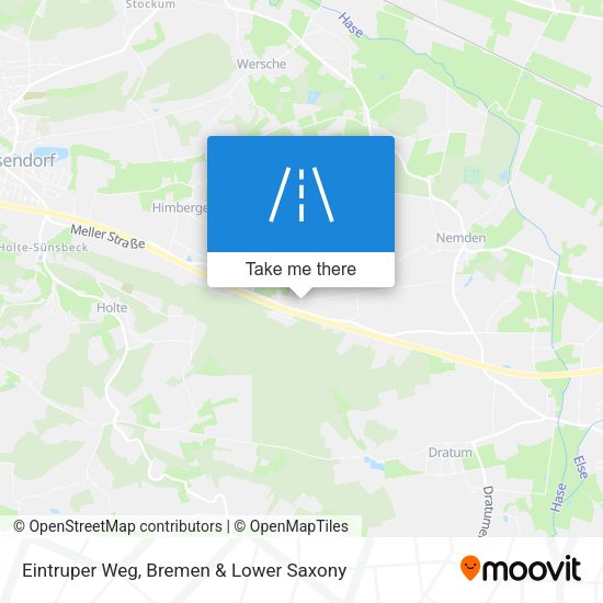 Eintruper Weg map