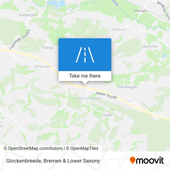 Glockenbreede map
