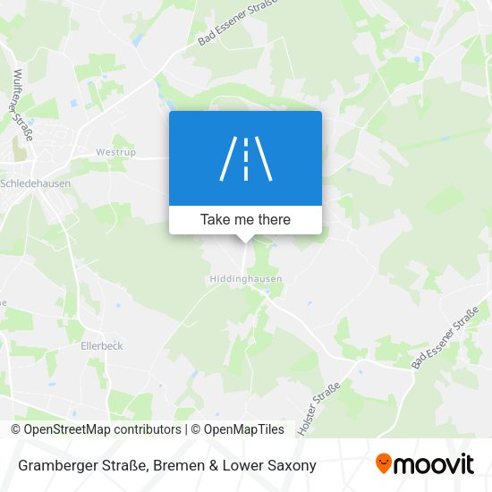 Gramberger Straße map