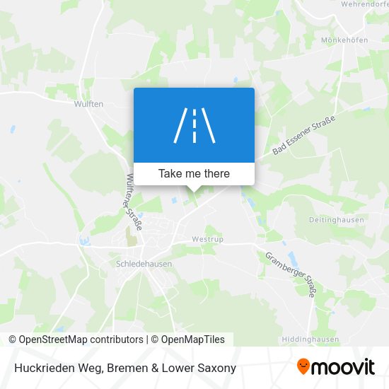 Huckrieden Weg map
