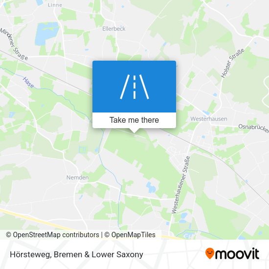 Hörsteweg map