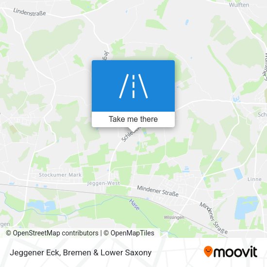 Jeggener Eck map