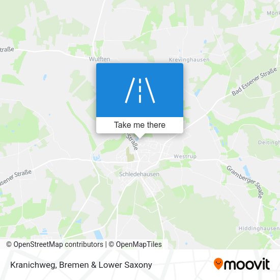 Kranichweg map