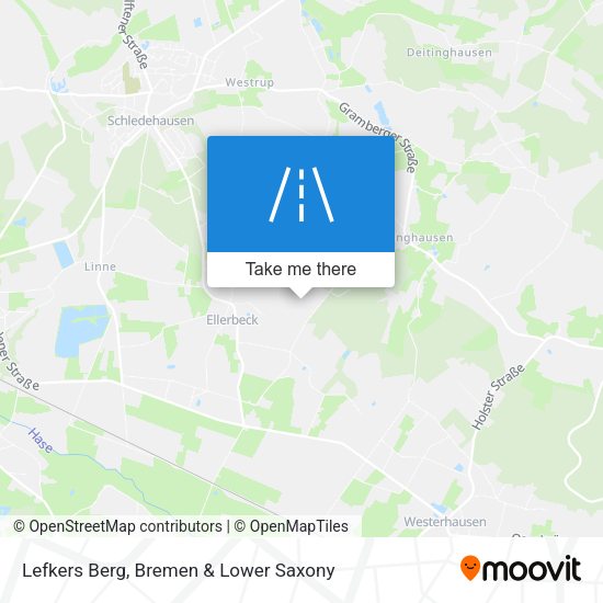 Lefkers Berg map