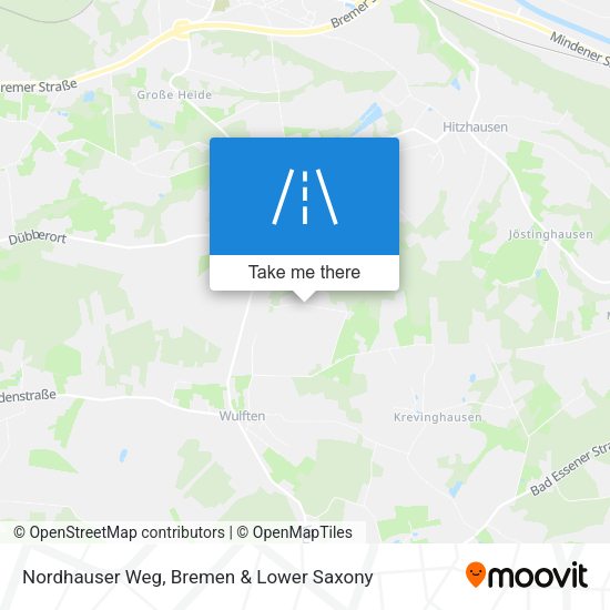 Nordhauser Weg map