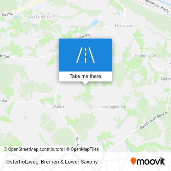 Osterholzweg map