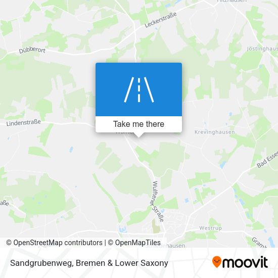 Sandgrubenweg map