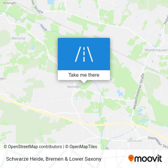Schwarze Heide map