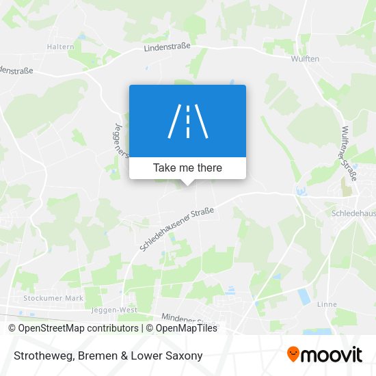 Strotheweg map