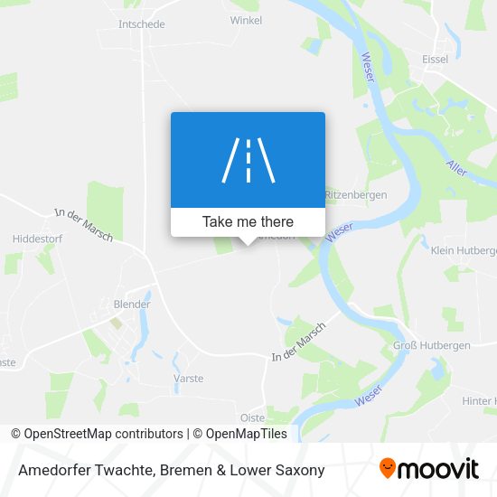 Amedorfer Twachte map
