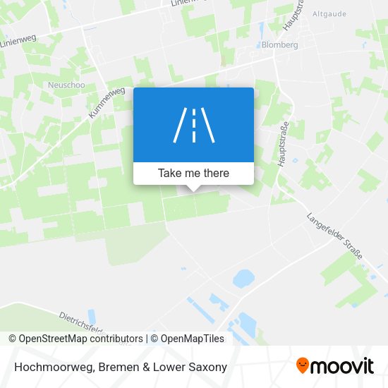 Hochmoorweg map