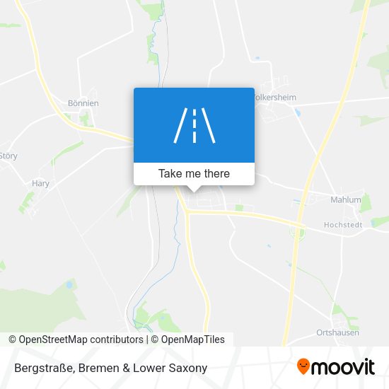 Bergstraße map
