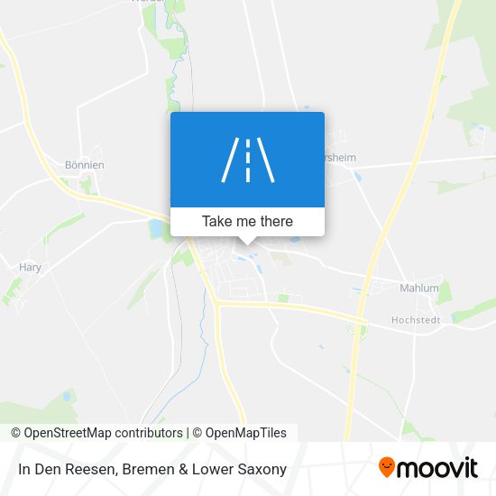 In Den Reesen map
