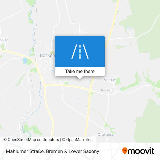 Mahlumer Straße map