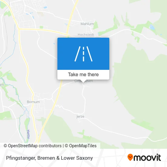 Карта Pfingstanger