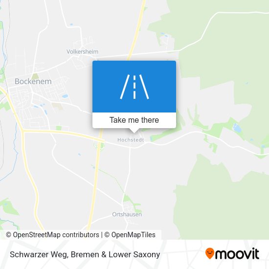 Schwarzer Weg map