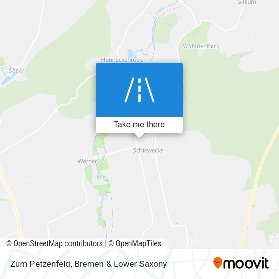 Zum Petzenfeld map