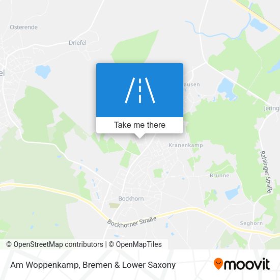 Am Woppenkamp map