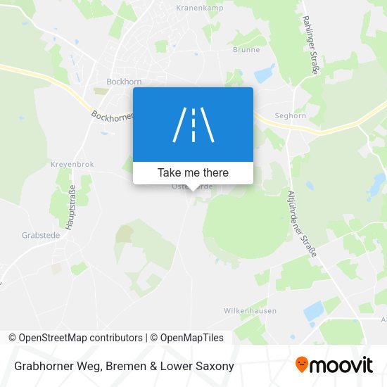 Grabhorner Weg map