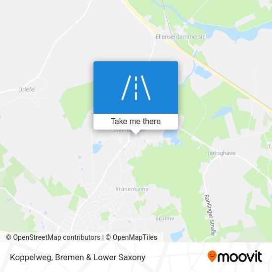 Koppelweg map