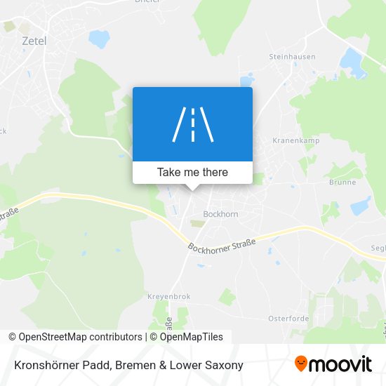 Kronshörner Padd map