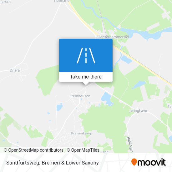 Sandfurtsweg map