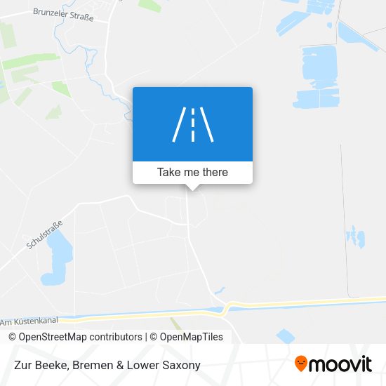 Zur Beeke map