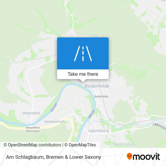 Am Schlagbaum map