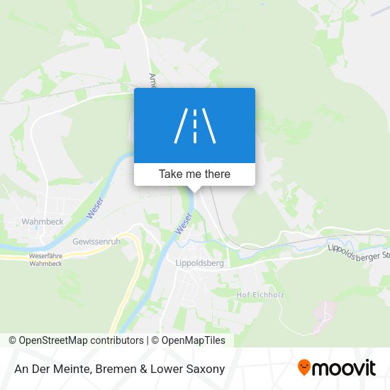 An Der Meinte map
