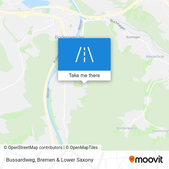 Bussardweg map