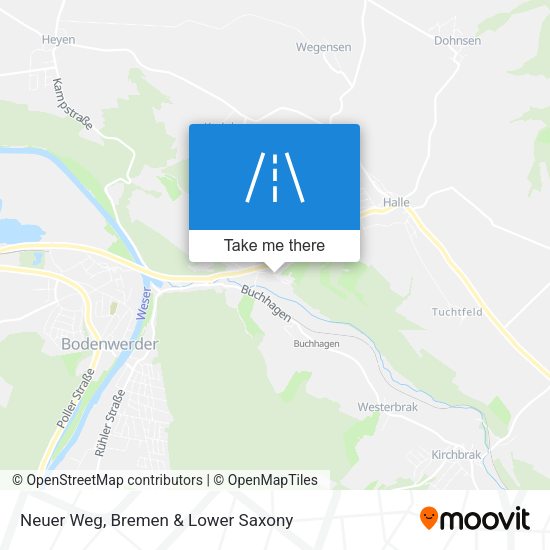 Neuer Weg map
