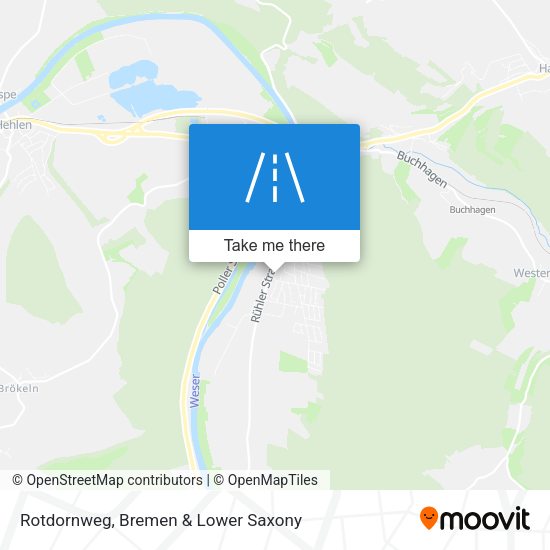 Rotdornweg map