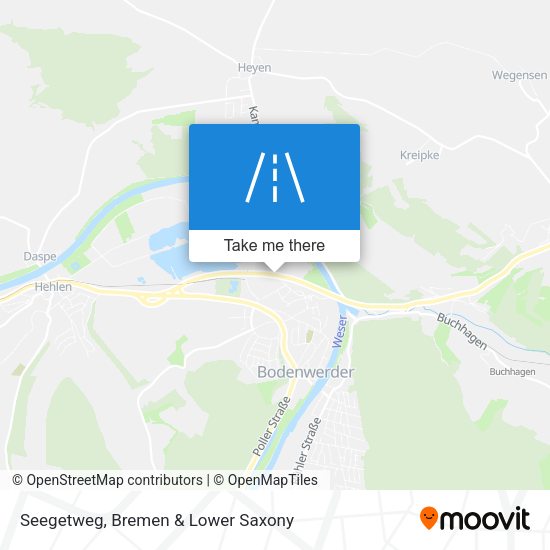 Seegetweg map