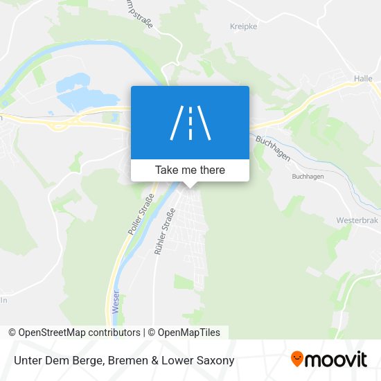 Unter Dem Berge map