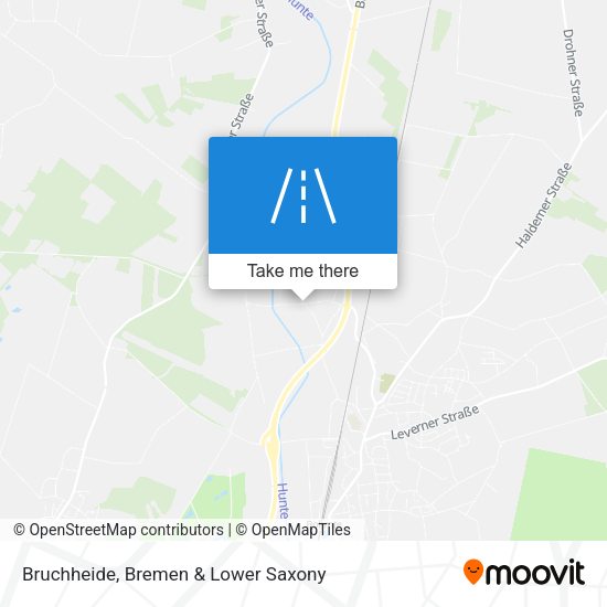 Bruchheide map